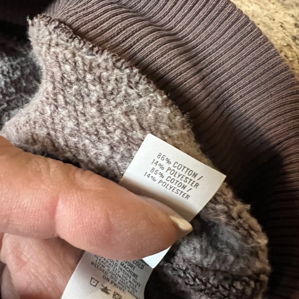Aerie by American Eagle Crewneck soft oversized sweatshirt Sweater purple XL - Picture 5 of 7